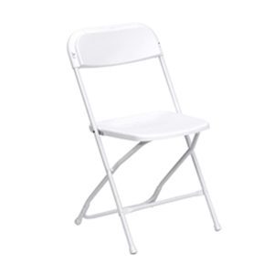 White Samsonite Chair